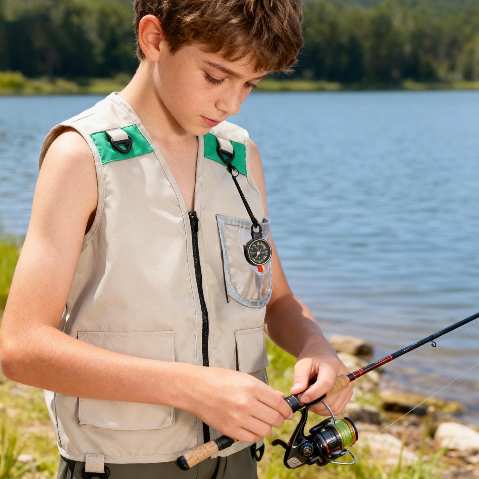 Kids Fishing Vest Sleeveless C - огляд і ціна Outdoor Camping Kids Activities