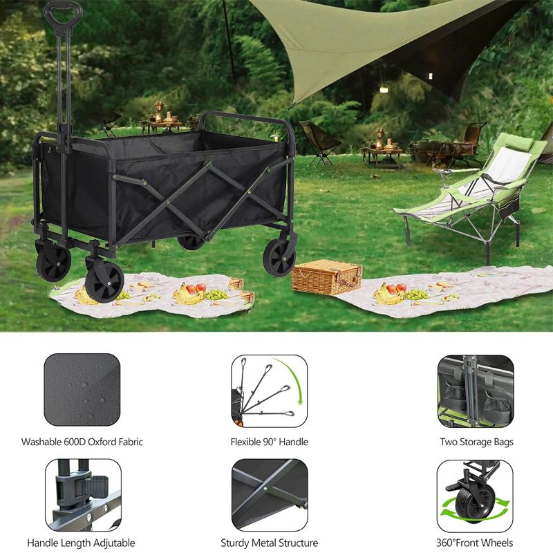 Mini Collapsible Folding Utili - огляд і ціна Outdoor Camping Trolley
