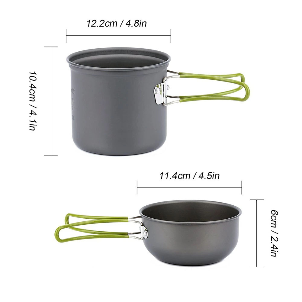Camping Cookware Kit with Stov - огляд і ціна Outdoor Camping Dining Set