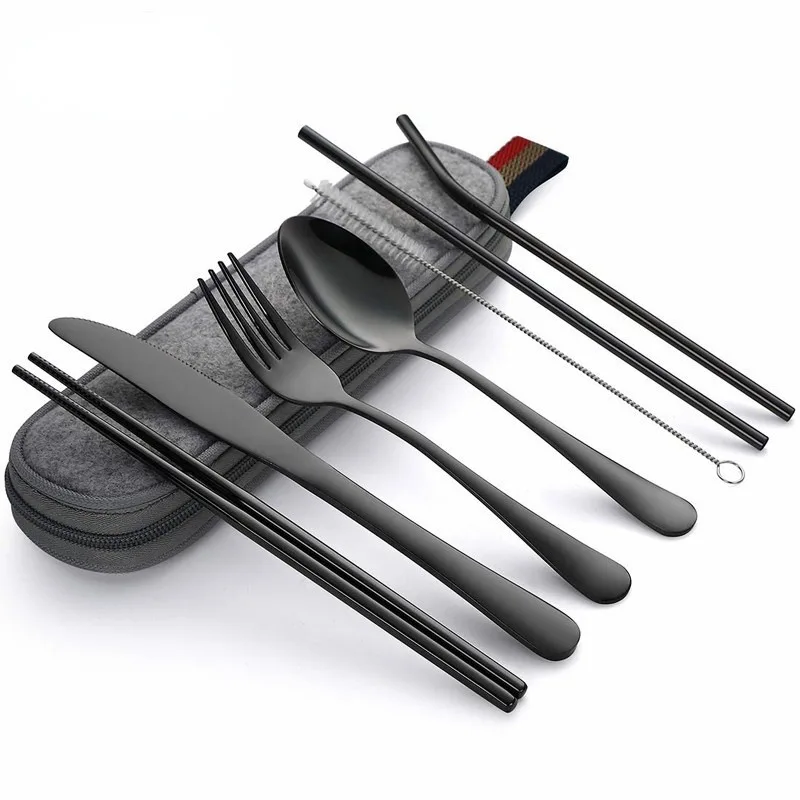 Tableware Reusable Travel Cutl - огляд і ціна Outdoor Camping Dining Set