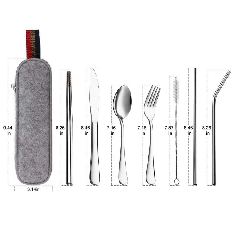 Tableware Reusable Travel Cutl - огляд і ціна Outdoor Camping Dining Set