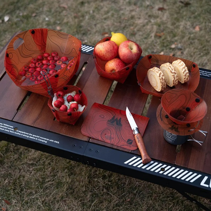 Foldable Camping Tableware Por - огляд і ціна Outdoor Camping Dining Set