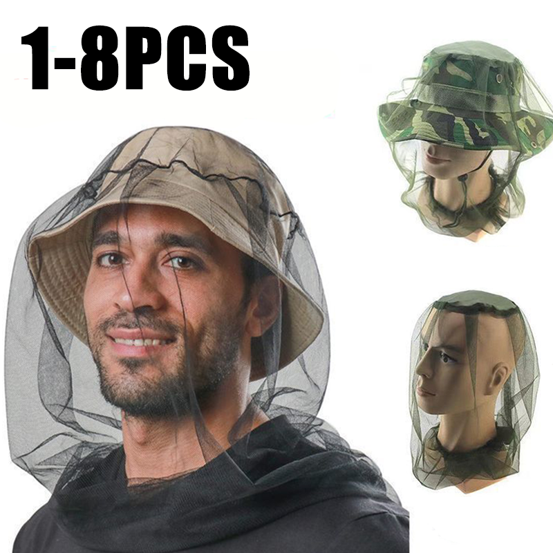 Mesh Head Net Fishing Hat Anti - огляд і ціна Outdoor Camping Mosquito Net